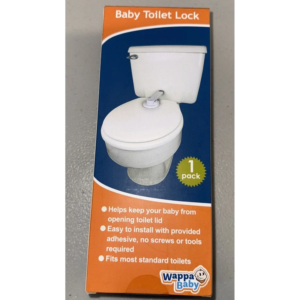 Baby‎ Toilet Lock Wappa Baby Baby Proof Toilet Lid Lock with Arm Child Proofing
